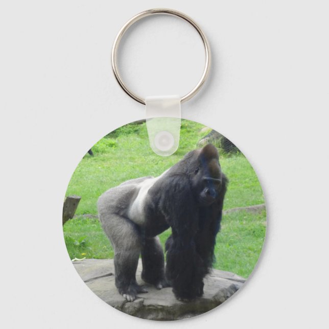 Western Lowland Gorilla #1 Keychain (Front)