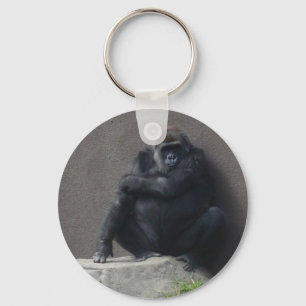Western Lowland Gorilla #2 Keychain