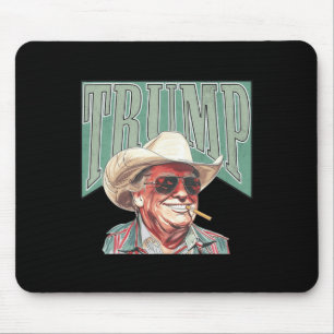 Western Make America Great Trump Daddy Mouse Pad