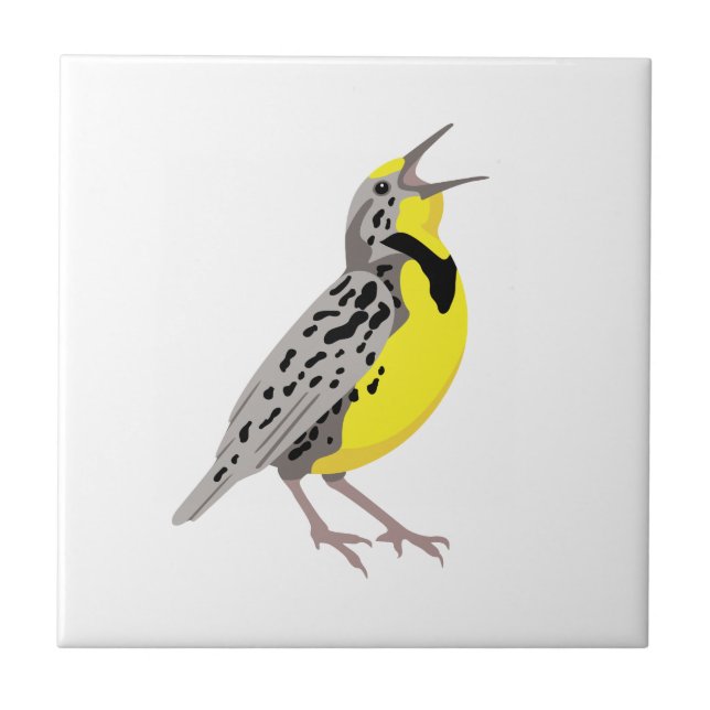 Western Meadowlark Tile (Front)
