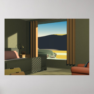 Western Motel Poster