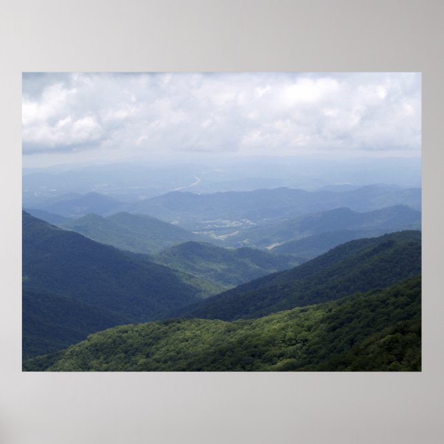 Western NC Mountains Poster (Front)