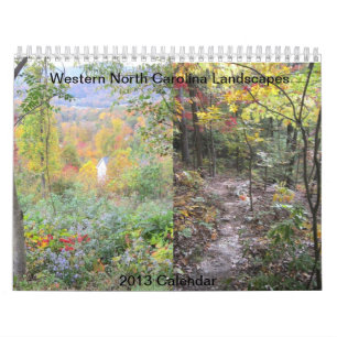 Western North Carolina Mountain landscapes Calendar