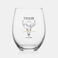 Western Old Frontier Cowboy Personalised Groomsmen