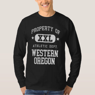 Western Oregon XXL Athletic School Property T-Shirt