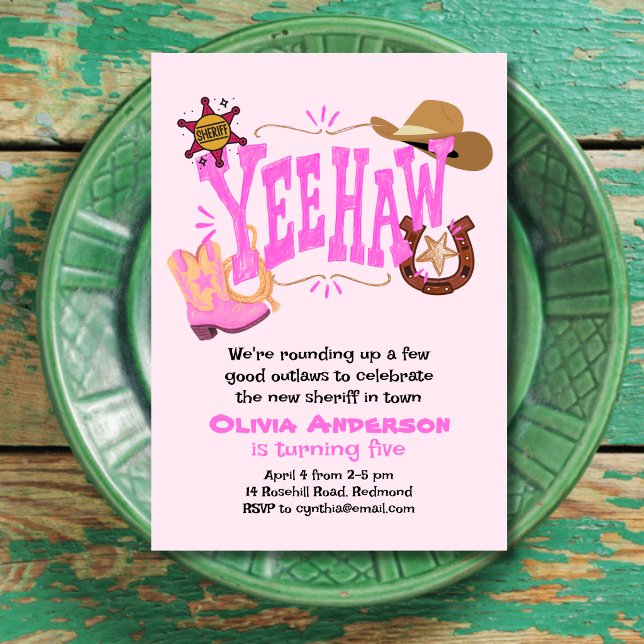 Western Outlaws Birthday Invitation (Creator Uploaded)