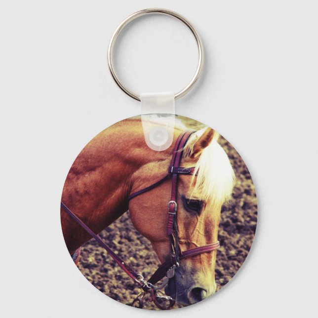 Western Palomino Key Ring (Front)