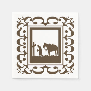 Western Party Cowboy Prayers Napkins
