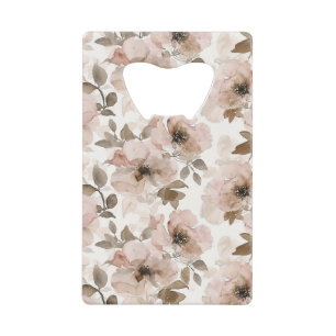 Western Pink Brown Cowgirl Stripes & Flowers