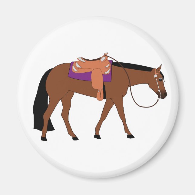 Western Pleasure Horse Magnet (Front)