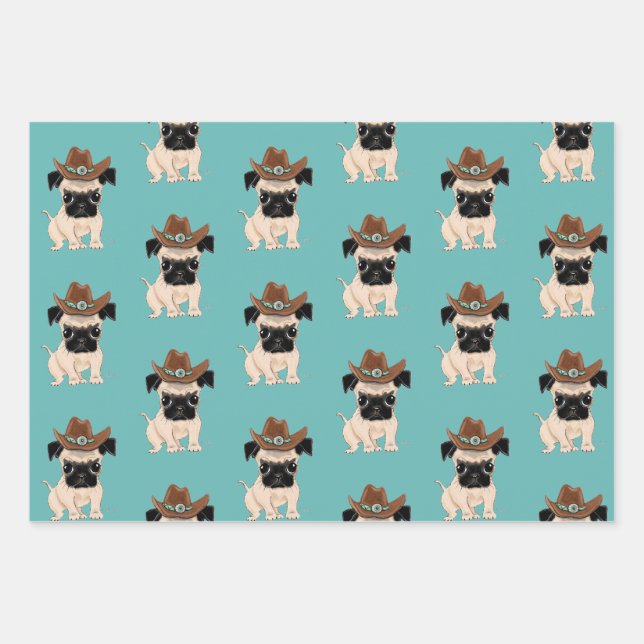 Western Prints Wrapping Paper Set (Front 3)