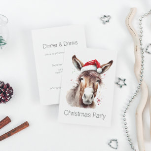 Western Ranch Holiday Dinner Celebration Invitation
