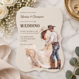 Western Ranch Wedding Invitation