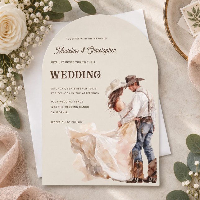 Western Ranch Wedding Invitation (Creator Uploaded)
