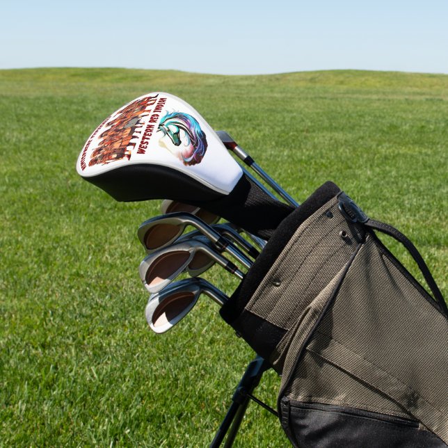 Western Red Indian Fighters Of Courage Unity -  Golf Head Cover (In Situ)