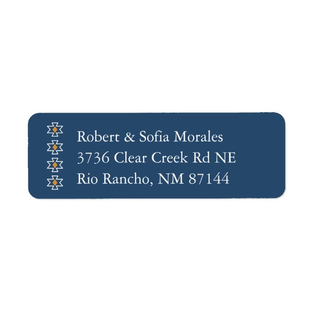 Western Return Address Labels, Rio Rancho Suite (Front)