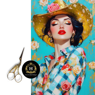 Western Rodeo Chic Decoupage Tissue Paper