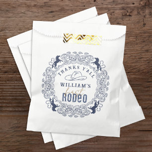 Western Rodeo First Birthday Favour Bag – Rustic C