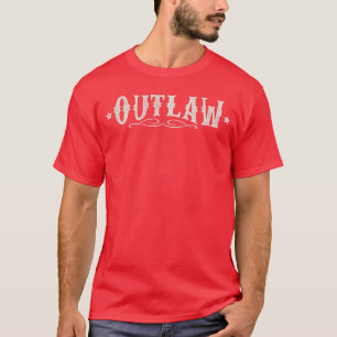 Western Rodeo Outlaw for Men and Women Attitude fr T-Shirt