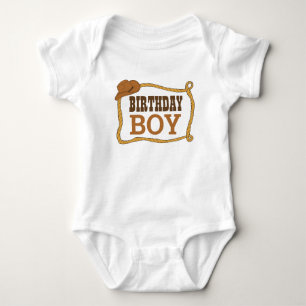 Western Rodeo Themed Party 1st Rodeo BirthdayParty Baby Bodysuit