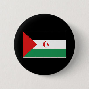 WESTERN SAHARA 6 CM ROUND BADGE