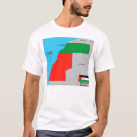 western sahara country political black map flag
