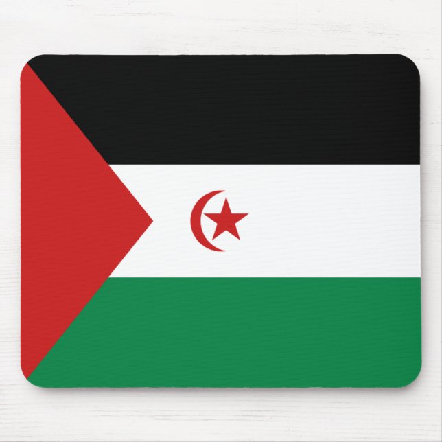 Western Sahara Flag Mousepad (Front)