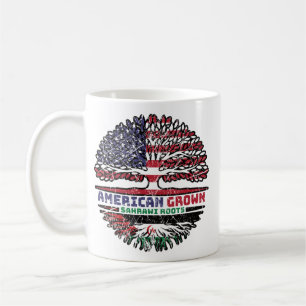 Western Sahara Sahrawi American USA Tree Roots Coffee Mug
