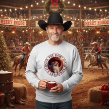 Western Santa Yee Haw It's Christmas
