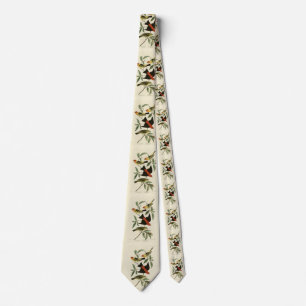 Western, Scarlet Tanagers Audubon Birds of America Tie