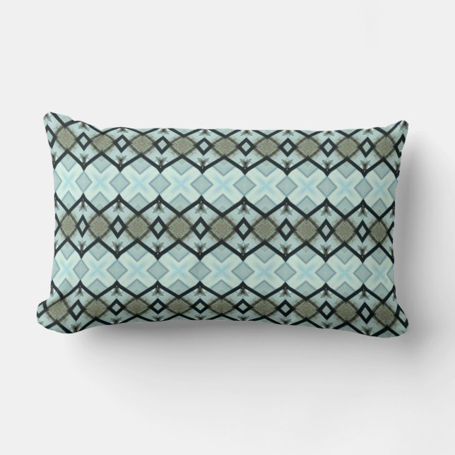 Western Sky Pattern Lumbar Pillow (Front)