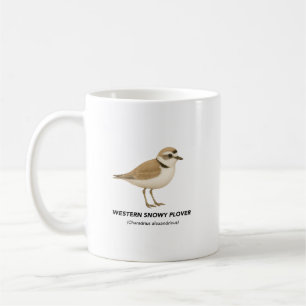 Western Snowy Plover - Birds of California Coffee Mug