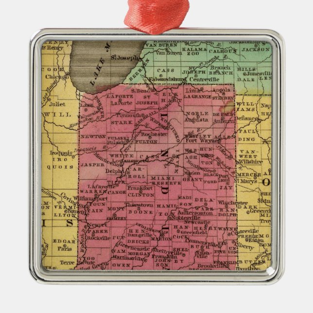 Western States 2 Metal Tree Decoration (Front)
