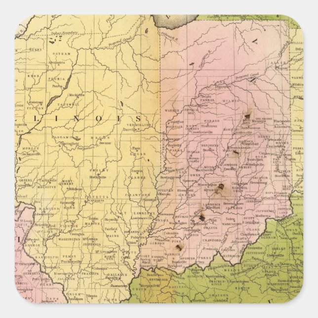 Western States Square Sticker (Front)