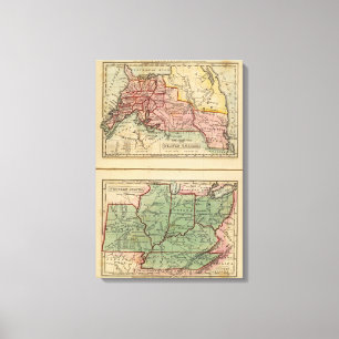 Western States, United States Canvas Print