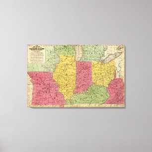 Western States, USA Canvas Print