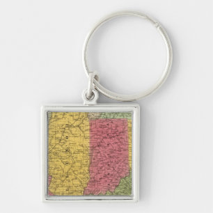 Western States, USA Key Ring