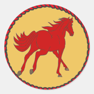 Western Sticker Horse