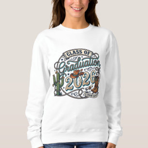 Western style 2026 Graduation  Sweatshirt
