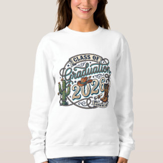 Western style 2026 Graduation  Sweatshirt