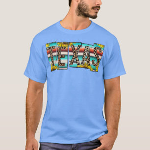 Western Sunflower Wood Retro Teas T-Shirt