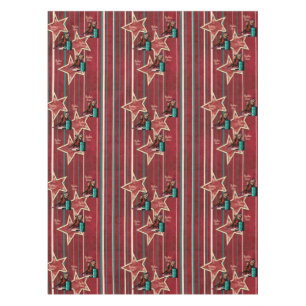 Western Table Cloth Rodeo Cowgirl Barrel Racer