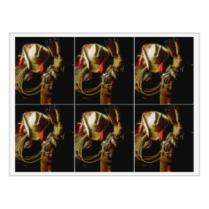 Western Tack Party Hoedown Celebrate Wine Labels