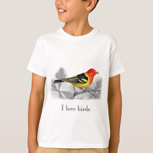 Western Tanager T-Shirt (Front)