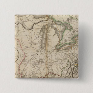 Western Terr, Kentucky, Pennsylvania, etc 15 Cm Square Badge