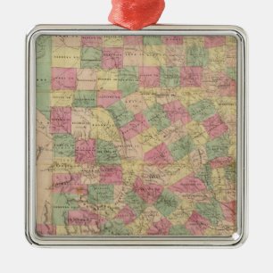 Western Texas Metal Tree Decoration