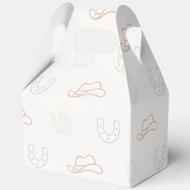 Western Theme Favour Box (Front)