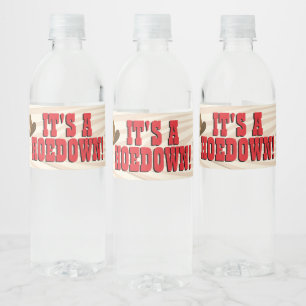 Western theme Food and Beverage Label Set