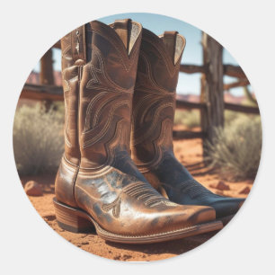 Western Theme Stickers   Cowboy Boots