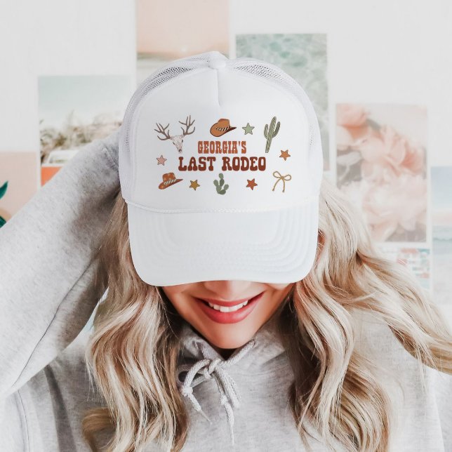Western Themed Bachelorette Party  Trucker Hat (Creator Uploaded)